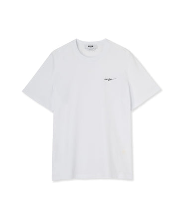 T-Shirt with embroidered cursive logo