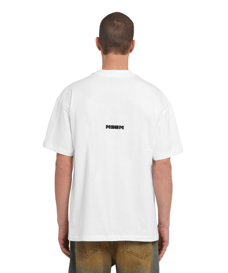 T-Shirt with embroidered "duro" WHITE Men 