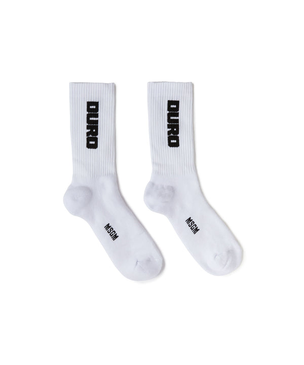 Socks with jacquard "duro" graphic