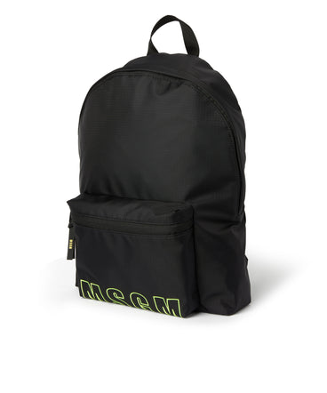 Ripstop nylon backpack with embroidered logo