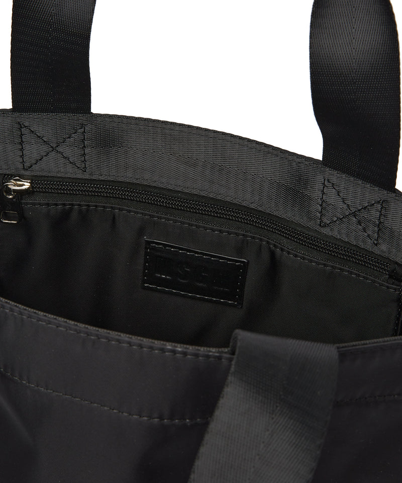 Nylon tote bag with logo BLACK Men 