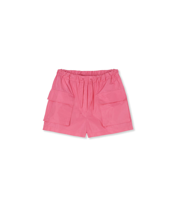 Shorts cargo in taffetà