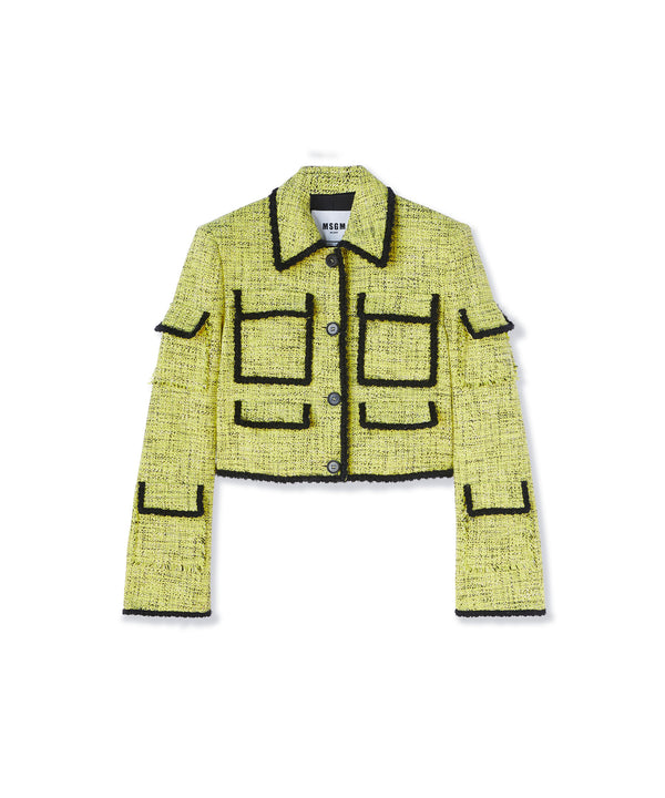 Jacket MSGM Woman color Blue