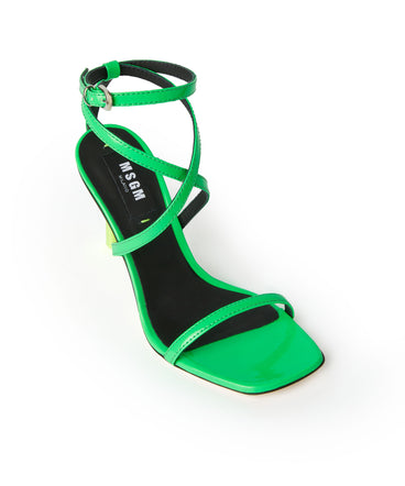 Sandal with "Iconic MSGM" heel