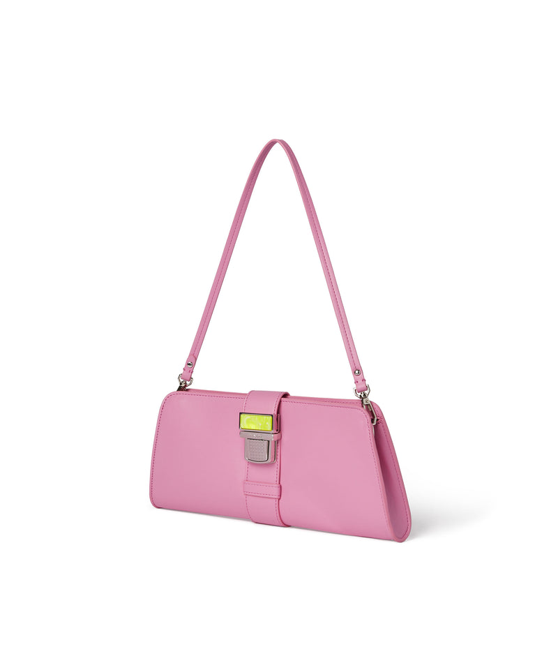 Baguette bag with "CLIC" closure PINK Women 