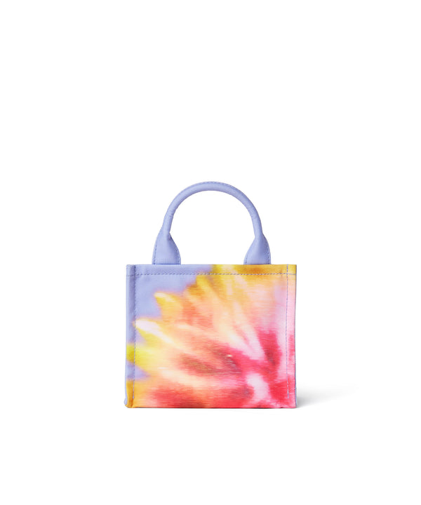 Mini canvas tote with "desert flower" print
