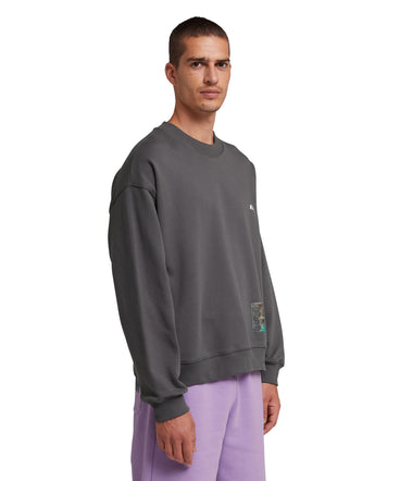 "FANTASTIC GREEN INVERSE SERIES" organic cotton sweatshirt