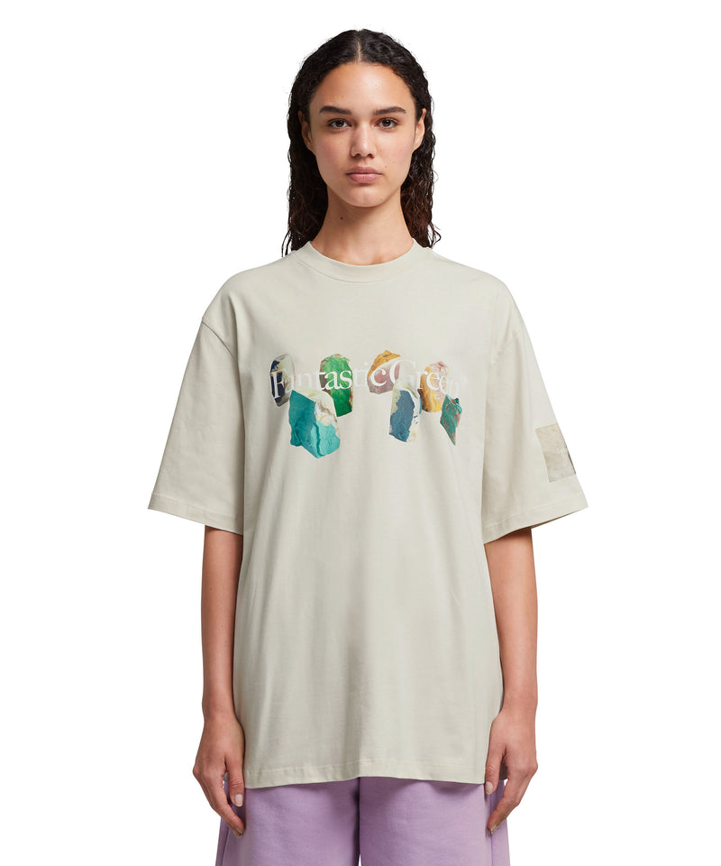 "FANTASTIC GREEN INVERSE SERIES" organic jersey cotton T-Shirt ICE Unisex 
