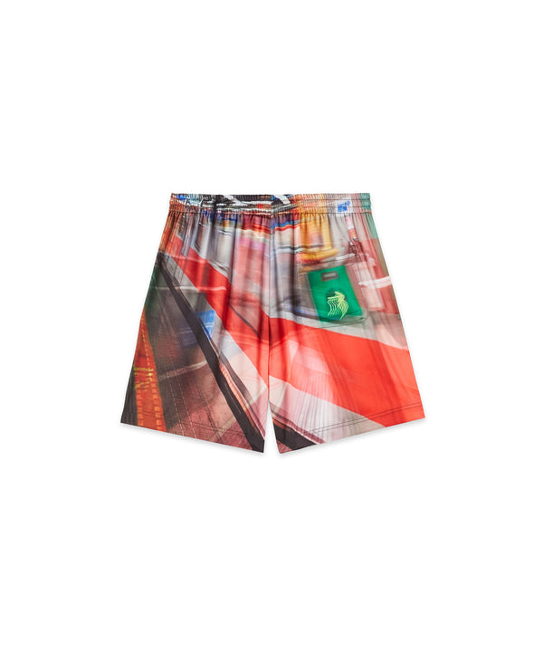 MSGM x Google Pixel "Daily Metro" print All-over Shorts