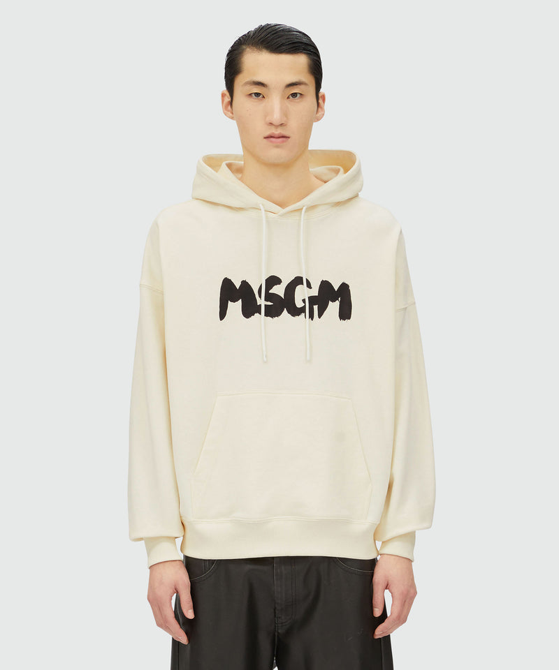 Felpa msgm bianca 2025