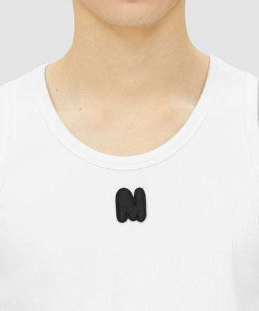 Ribbed jersey "TheMwave" tank top