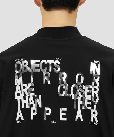 Jersey sweatshirt with mirror print