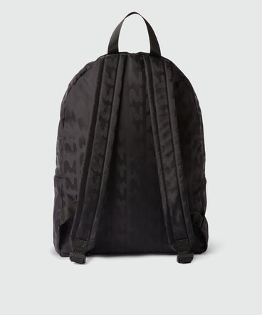 Backpack in black "Mwave" fabric
