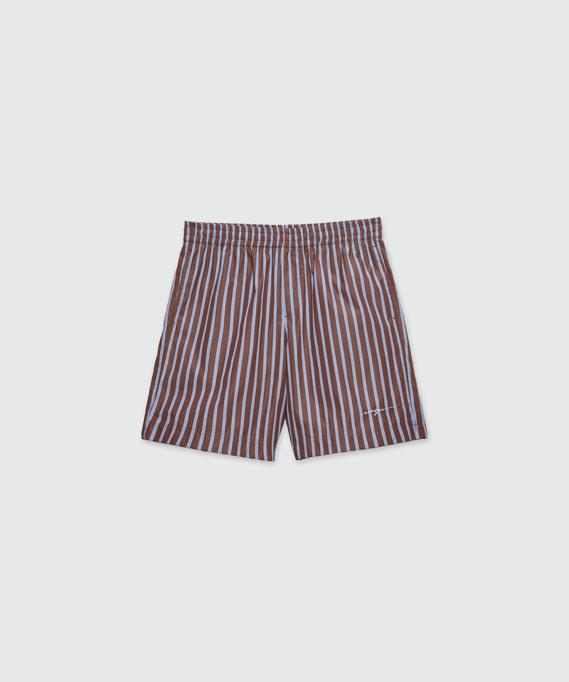 Bermuda in popeline gessato 30 Uomo 