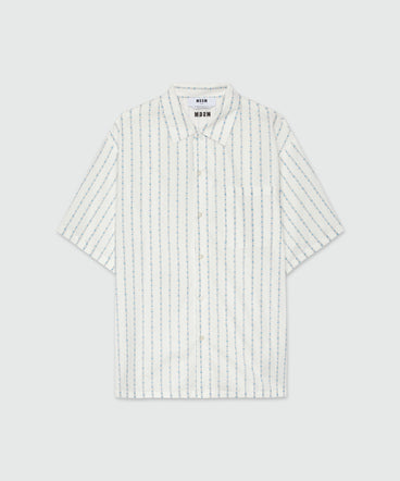 Camicia in popeline a righe "TheMwave"