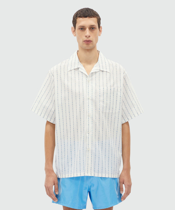 Camicia in popeline a righe "TheMwave"