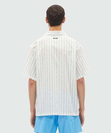 Camicia in popeline a righe "TheMwave"