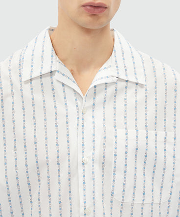 Camicia in popeline a righe "TheMwave"