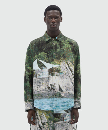 Camicia in jacquard fantasia "La Vedetta"
