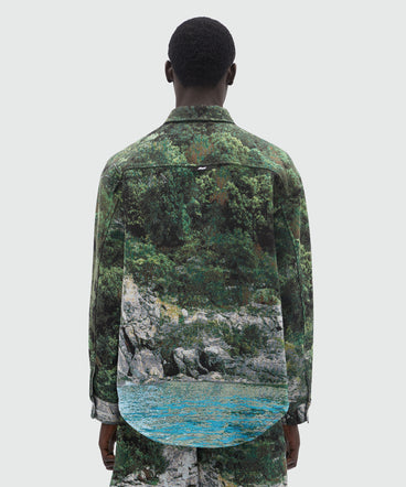 Camicia in jacquard fantasia "La Vedetta"