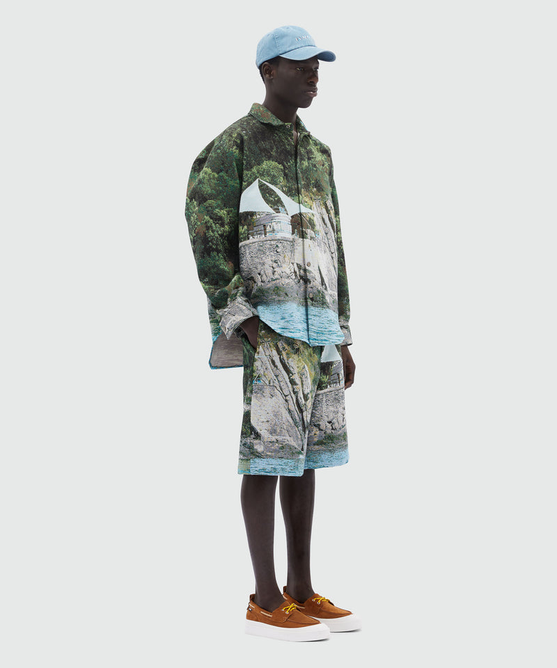 Camicia in jacquard fantasia "La Vedetta" MILITARE Uomo 