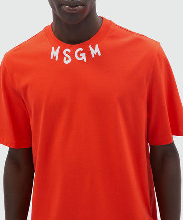 Coral jersey T-Shirt with brushed logo