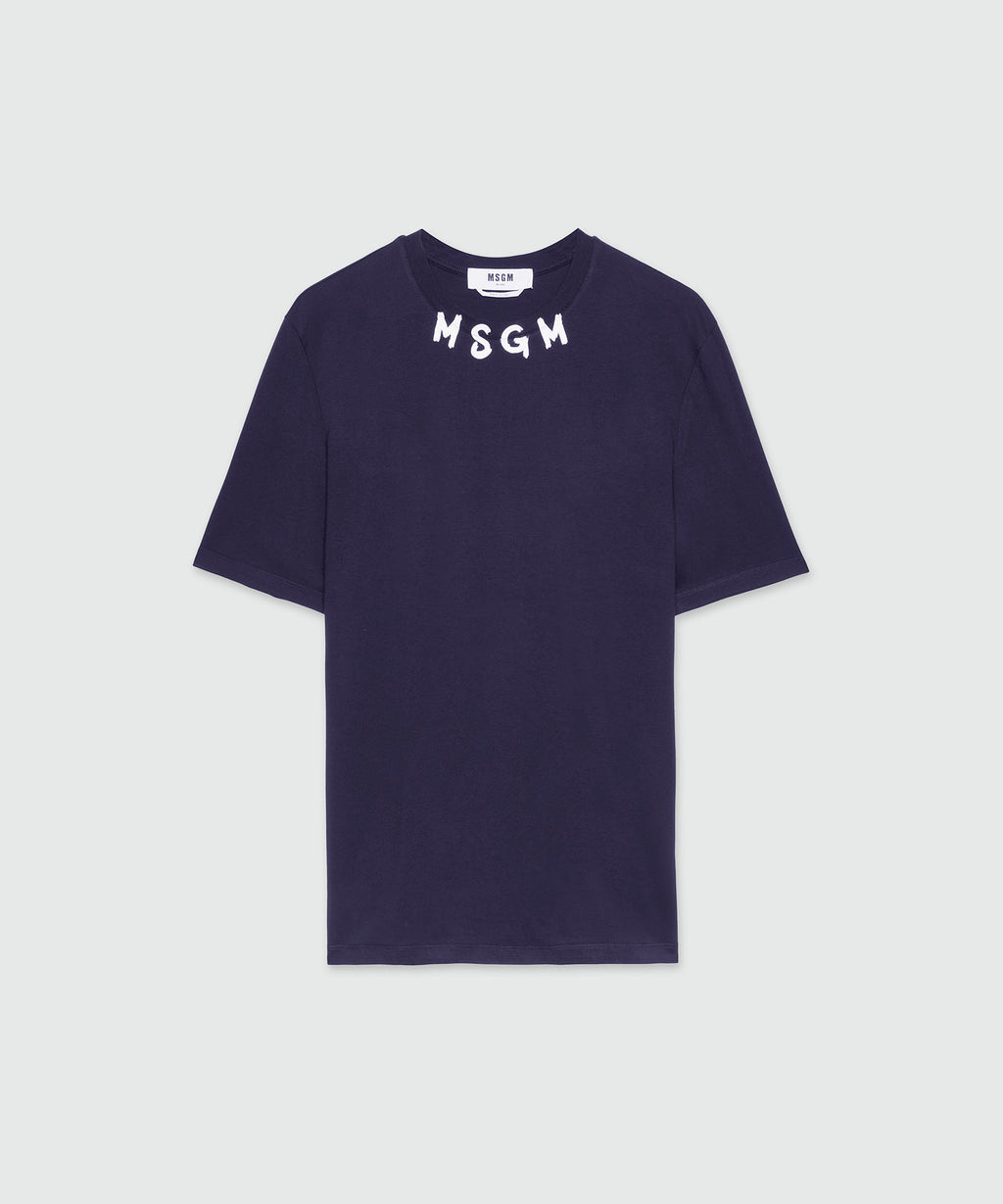 Tシャツ・カットソー MSGM Men T-shirt Blue 3840MM501257002 87 T-Shirt - MSGM Official