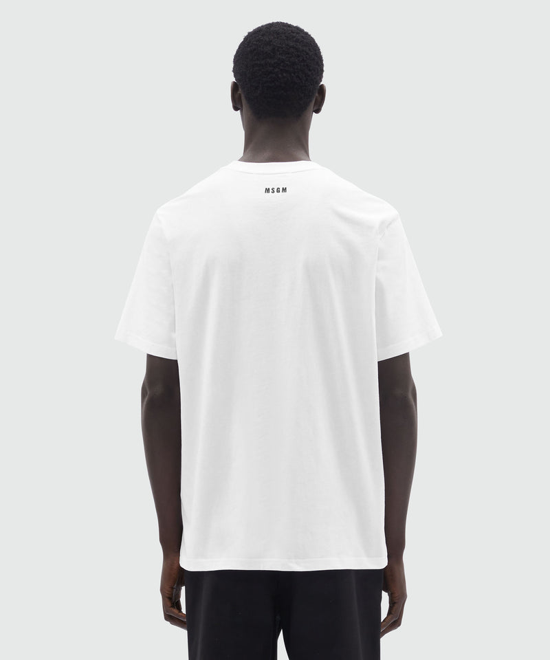 "TheMwave" white jersey T-Shirt WHITE Men 