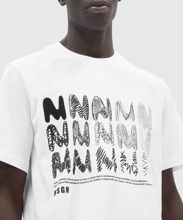 "TheMwave" white jersey T-Shirt