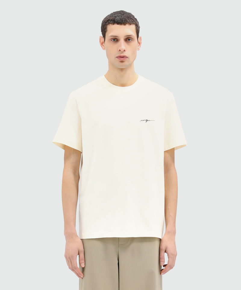 T-SHIRT BIANCO SPENTO Uomo 