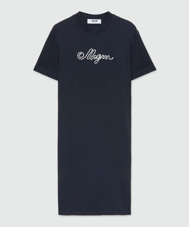 Cotton jersey Dress NAVY Women 