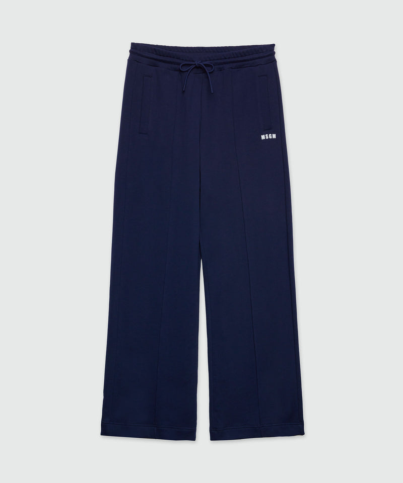 Jersey joggers with micro logo 87 Women 