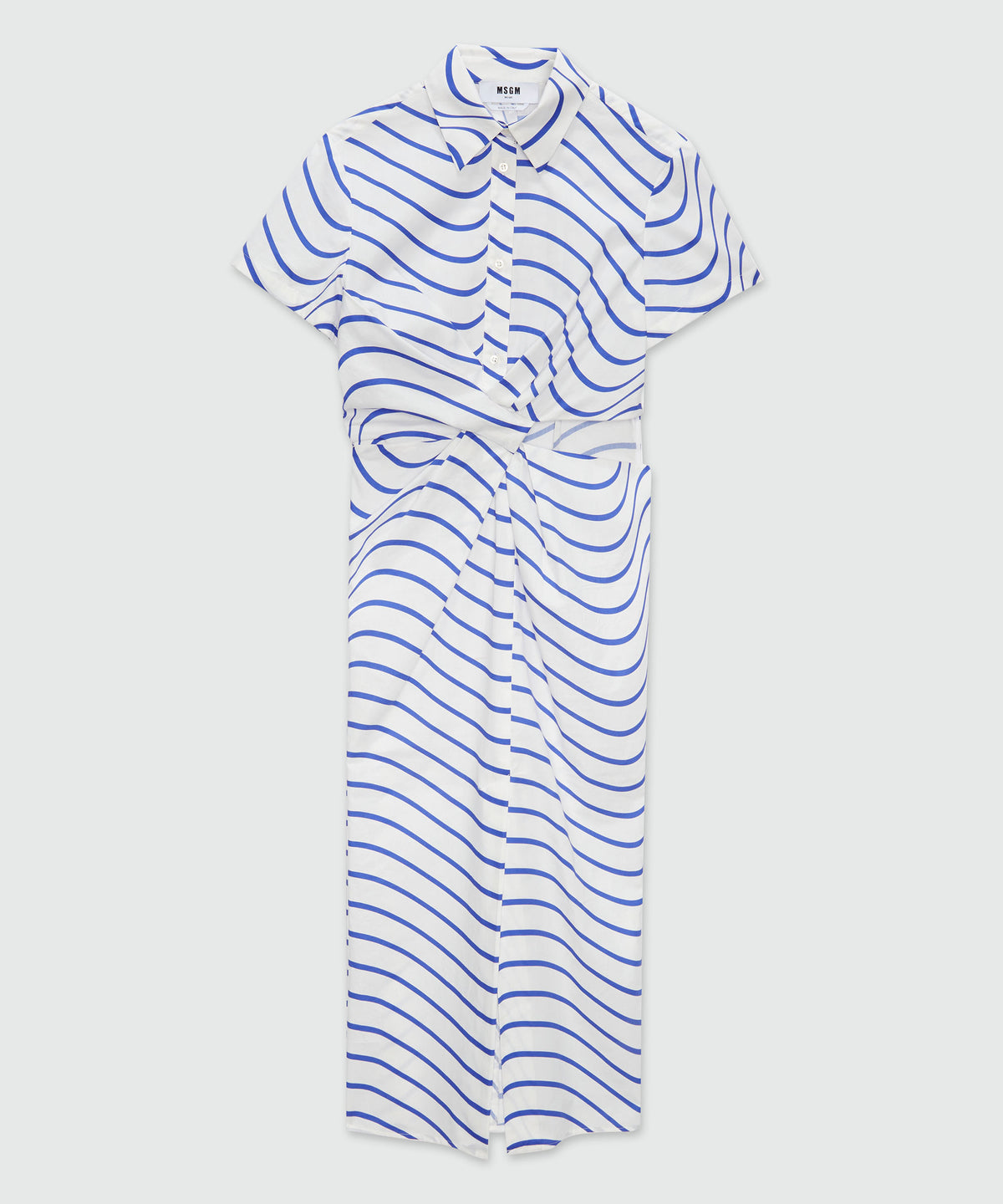 ワンピース MSGM SS25 LONG DRESS WITH SLIT (3841MDA83 25700299) MSGM Long Dress With Slit | italist