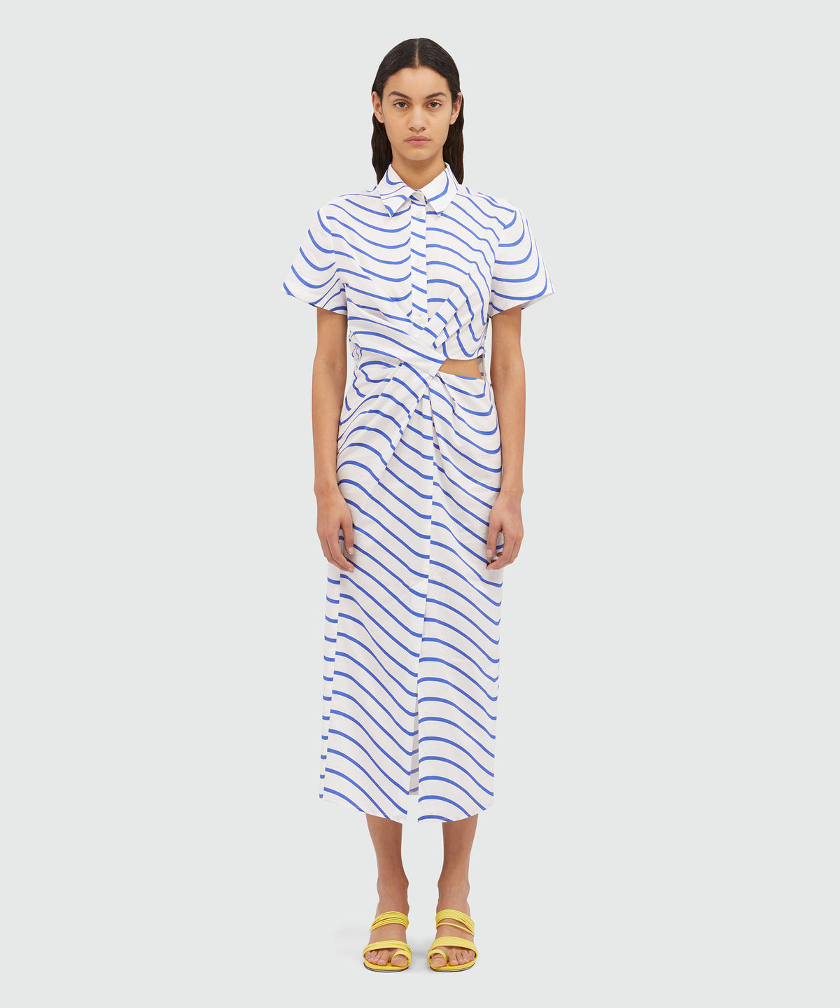 ワンピース MSGM Woman Dress Black 3841MDA24 257151 99 Shirt dress - MSGM Official