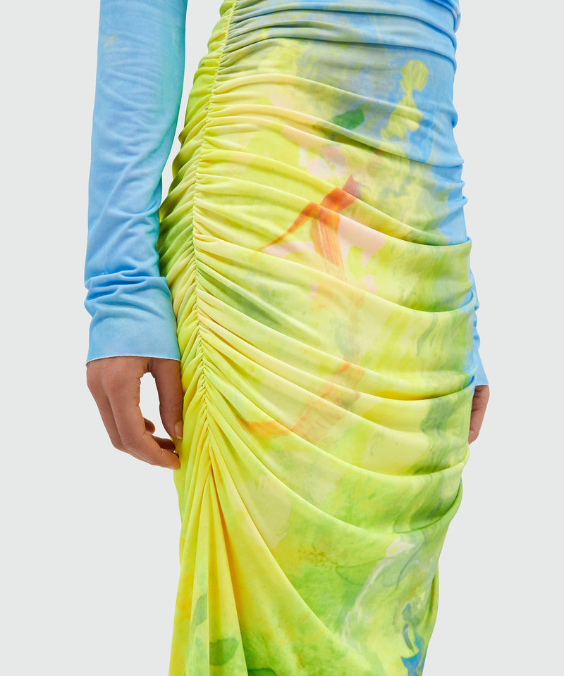 Midi dress YELLOW Women 
