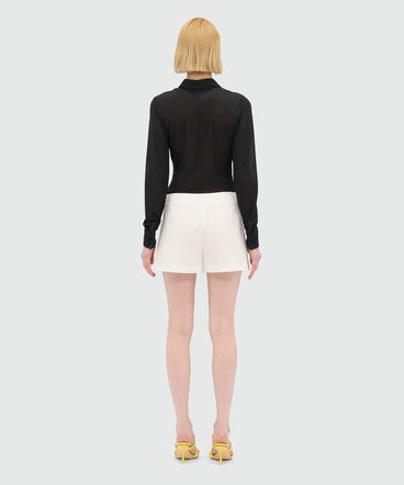 Cotton white shorts