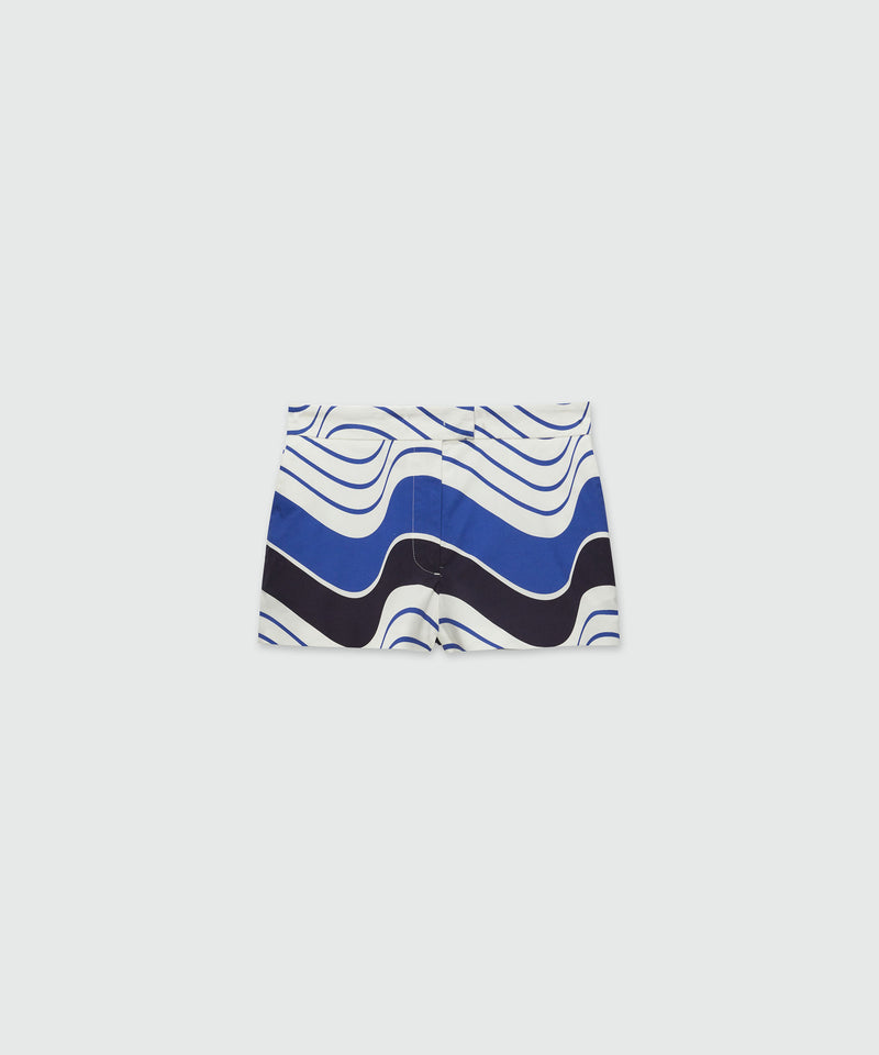 Shorts with "Waves" motif 86 Women 