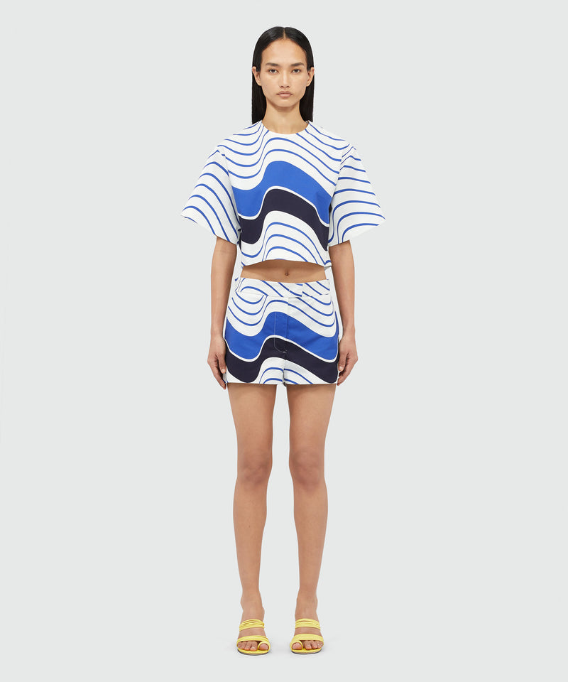 Shorts with "Waves" motif 86 Women 