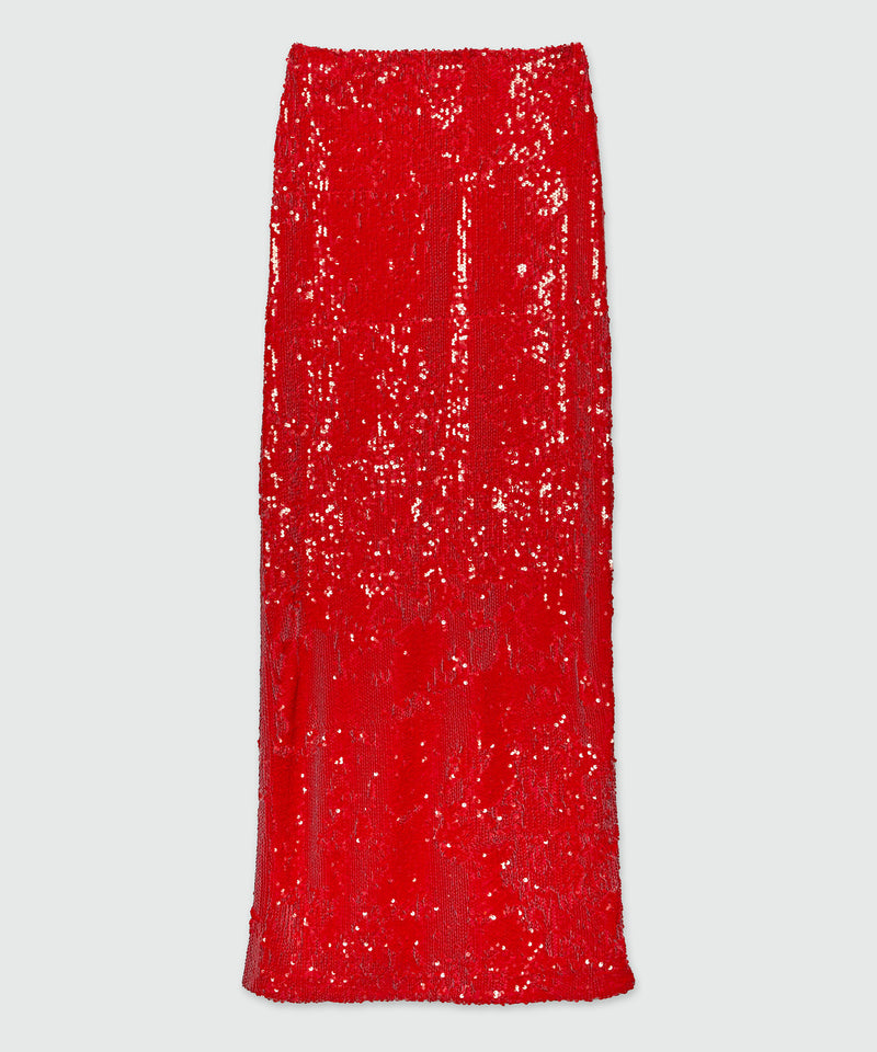Long skirt RED Women 