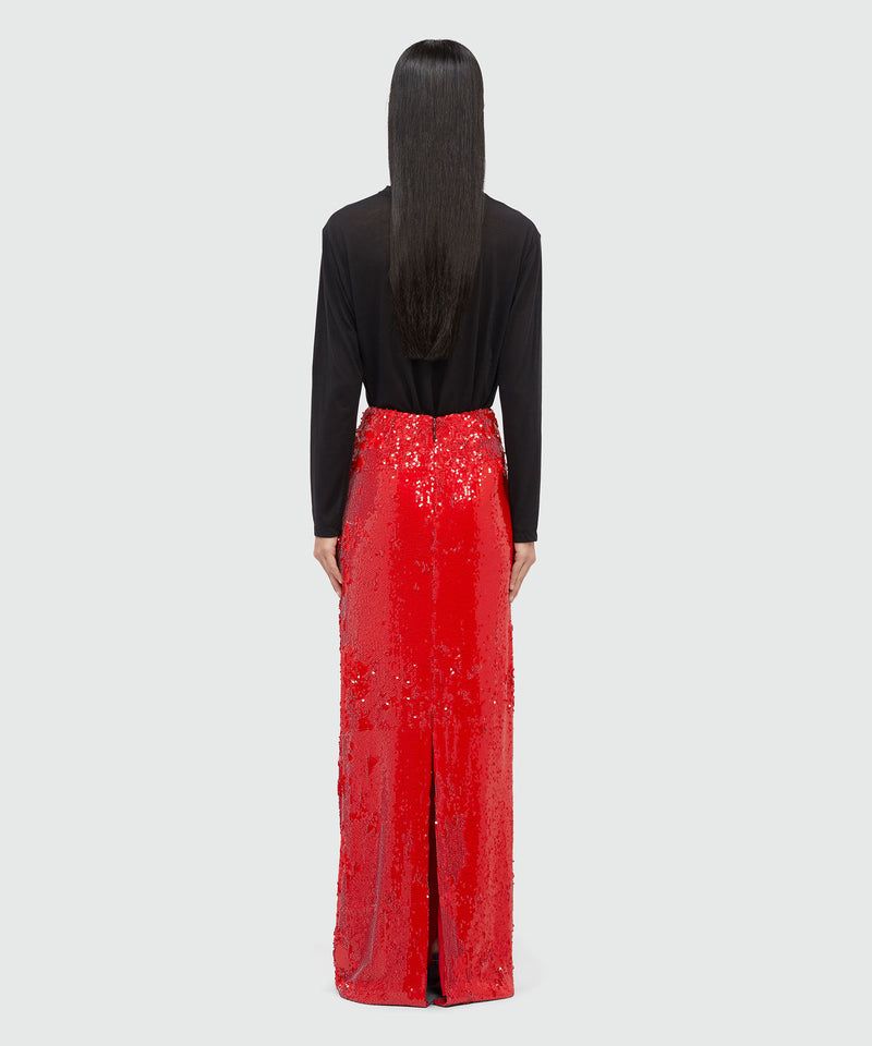 Long skirt RED Women 