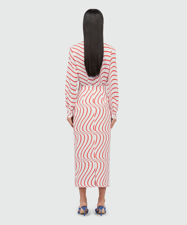 Skirt with "Waves" motif