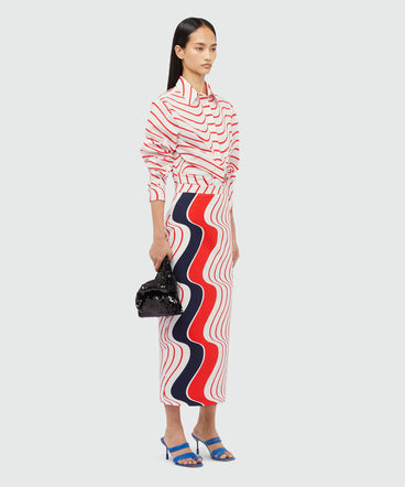 Skirt with "Waves" motif