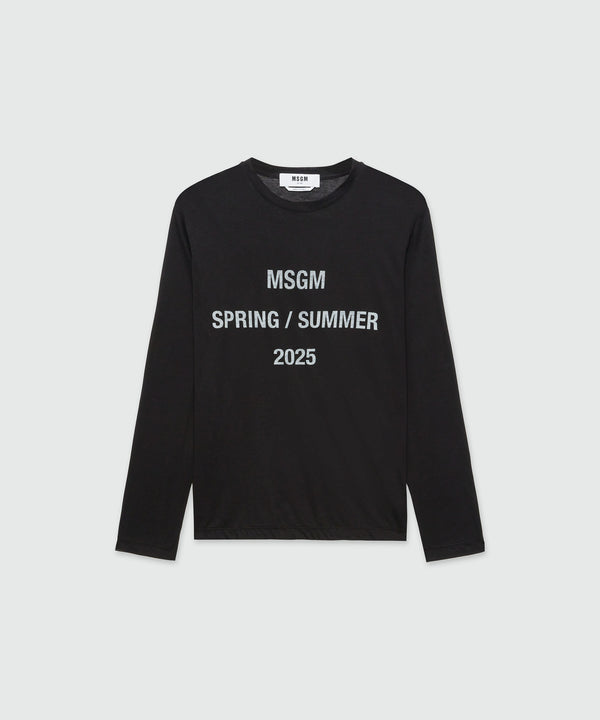 T-shirt "MSGM Spring Summer 2025" quote