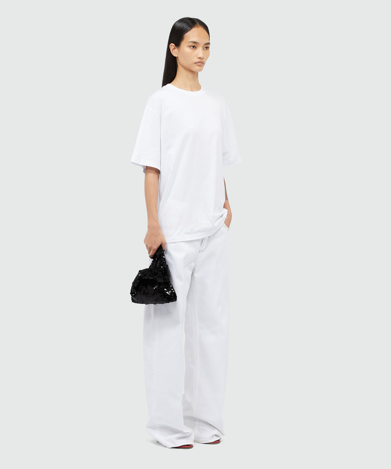 T-shirt "MSGM Spring Summer 2025" quote WHITE Women 