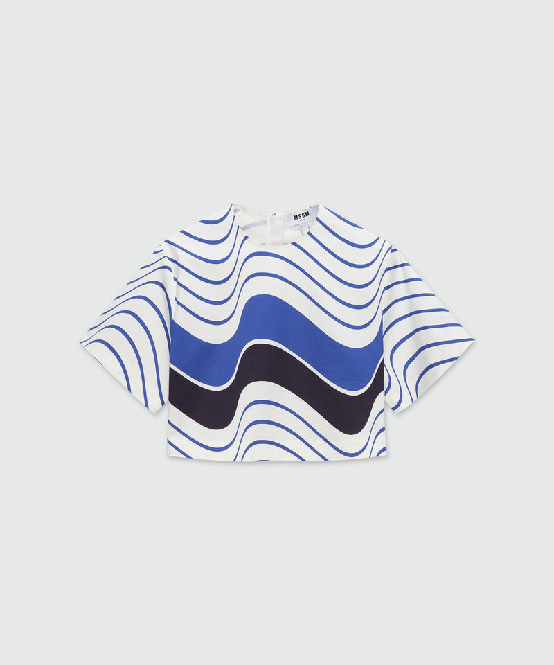 Top with "Waves" motif 86 Women 