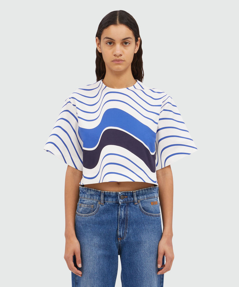 Top with "Waves" motif 86 Women 