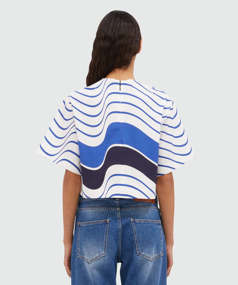 Top with "Waves" motif 86 Women 