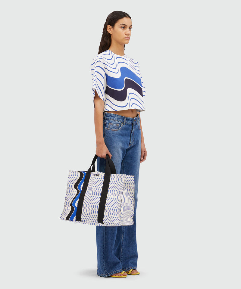 Top with "Waves" motif 86 Women 