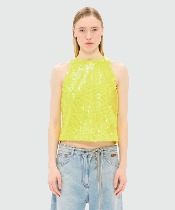 Sequin tank top