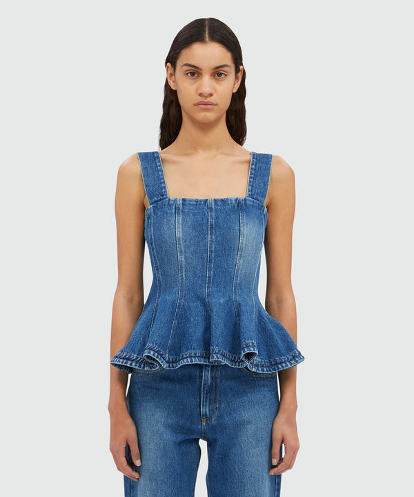 Denim top